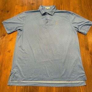 Peter Millar David Bowie Summer Comfort Polo Large Golf The‎ Players *READ*